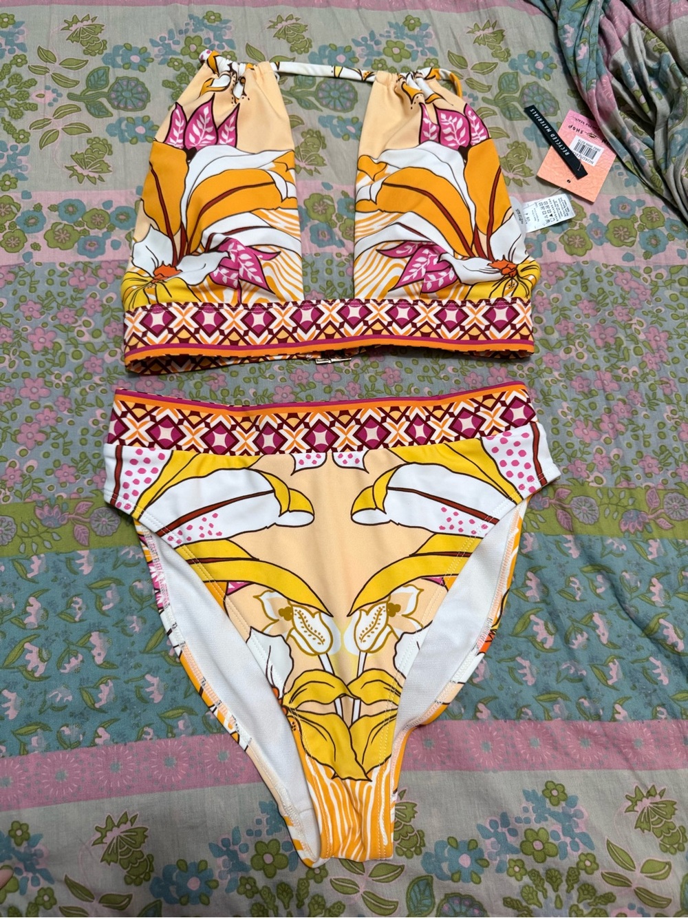 River Island Floral Bikini